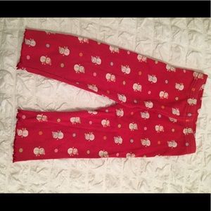 Red snowman pants